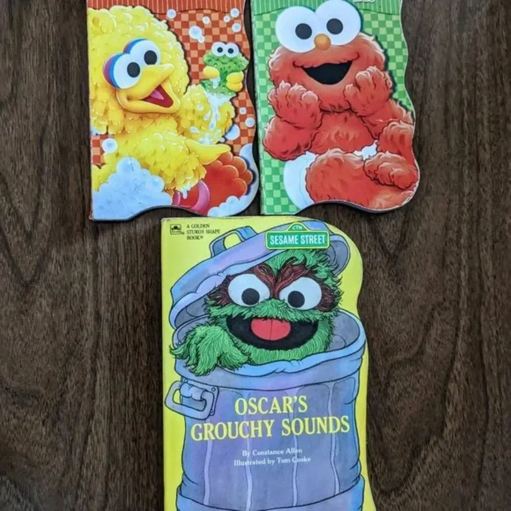 Sesame Street Bundle of 3 children's board books